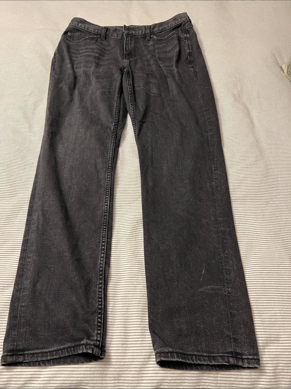 Banana Republic Black Straight-Leg Mens Jeans